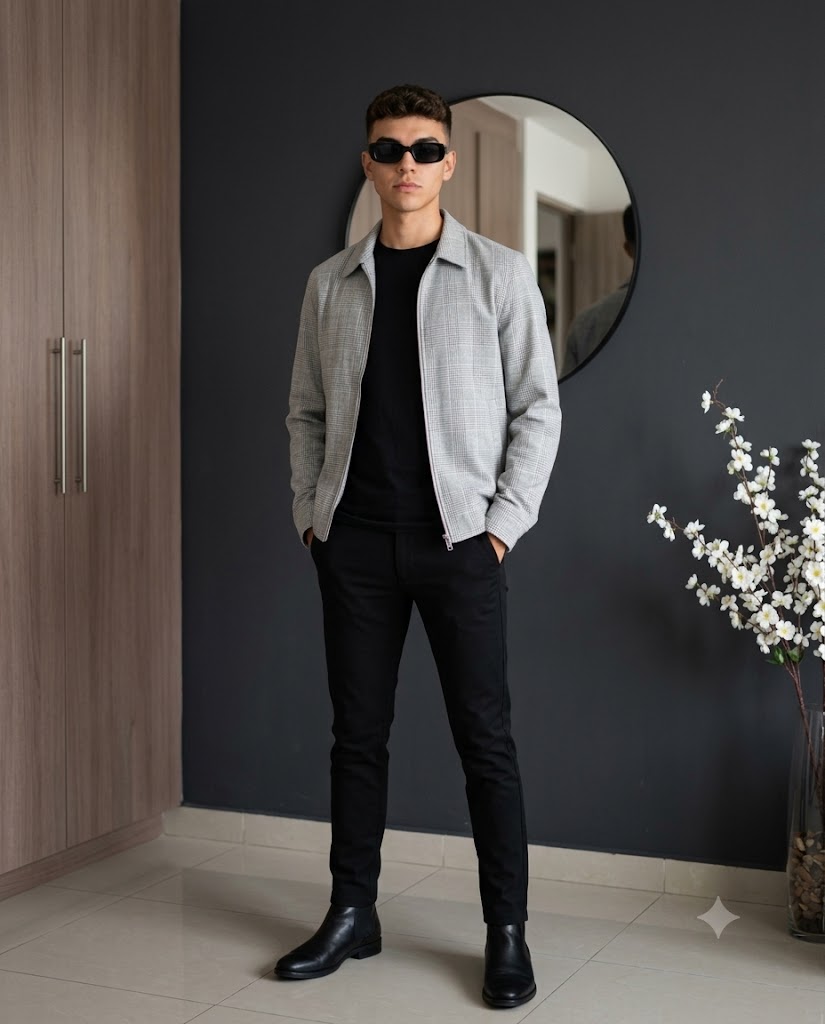Gentleman Indoor Fashion Editorial Portrait Prompt