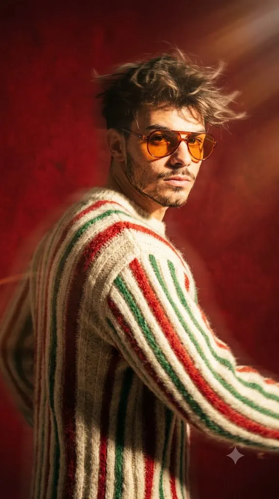 4K Cinematic Motion Blur Fashion Editorial Portrait Prompt