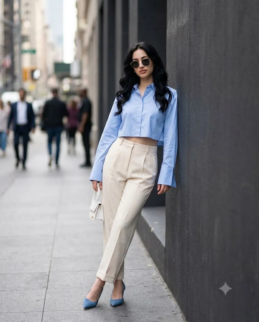 Blue Street Style Prompt