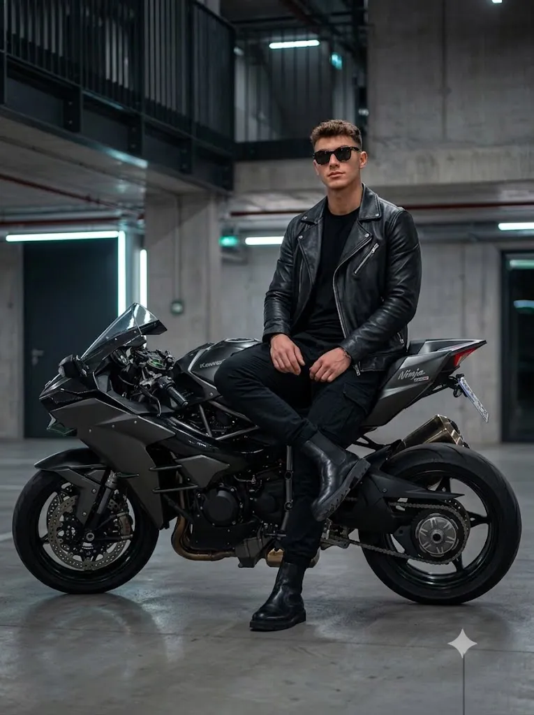 Cinematic Kawasaki Ninja H2R Prompt