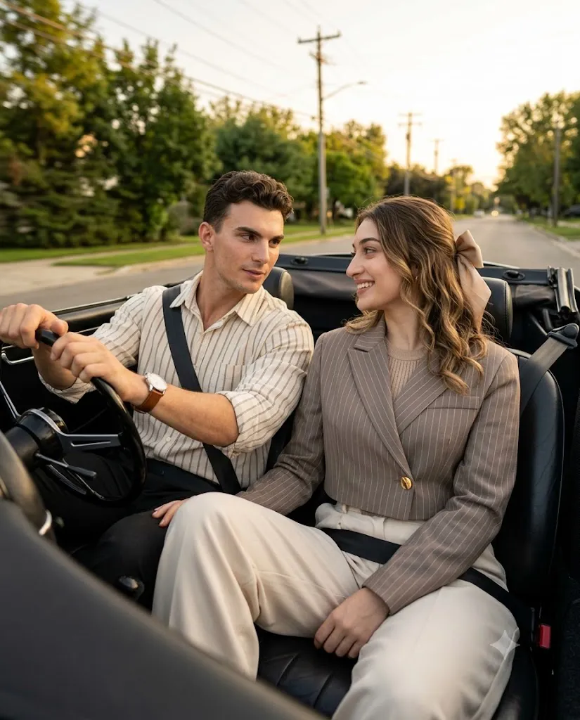 Convertible Couple Drive Prompt