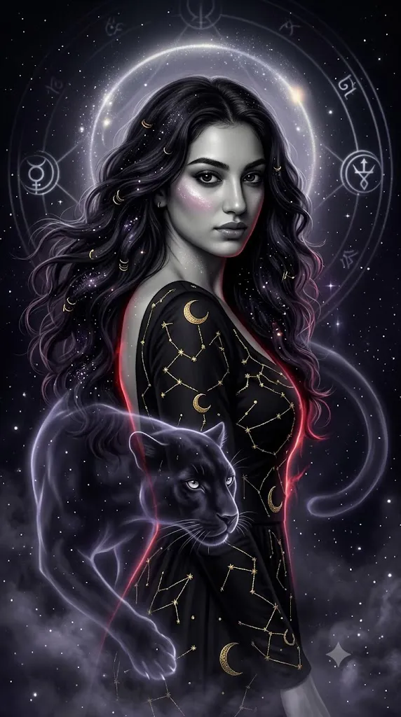Divine Feminine Cosmic Empress Portrait Prompt