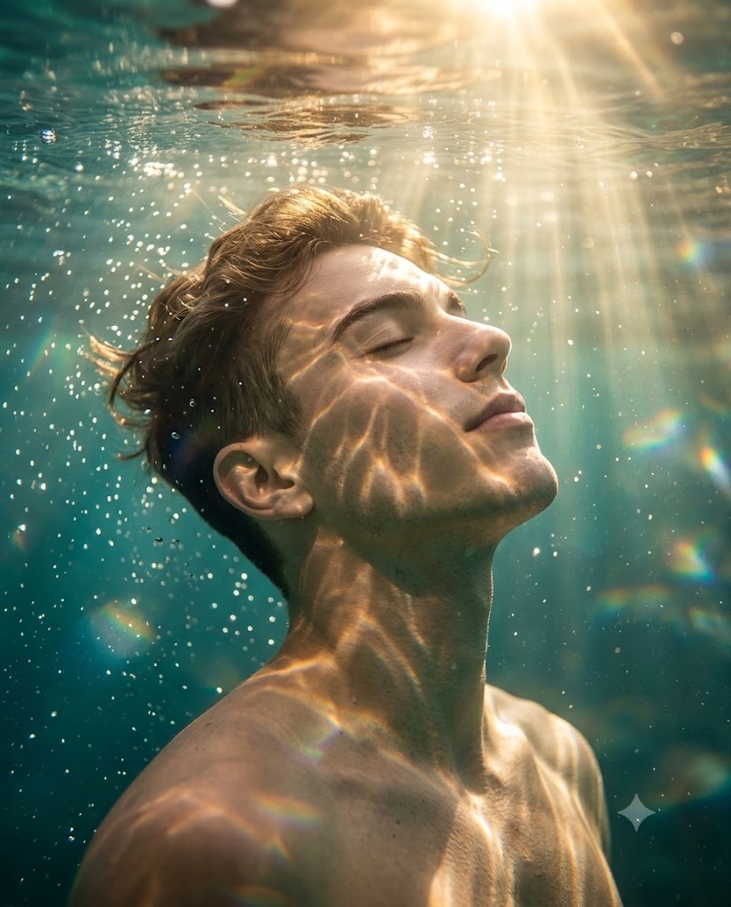 Ethereal Depths Cinematic Underwater Portrait Prompt