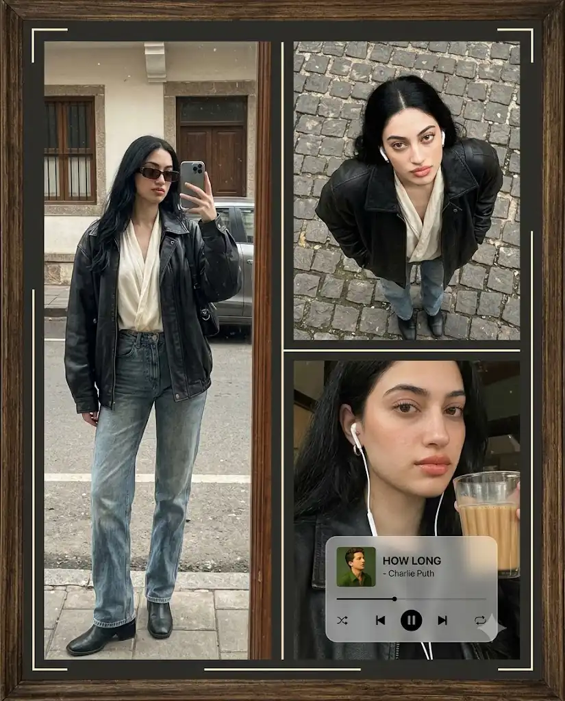 European Fashion Collage Prompt