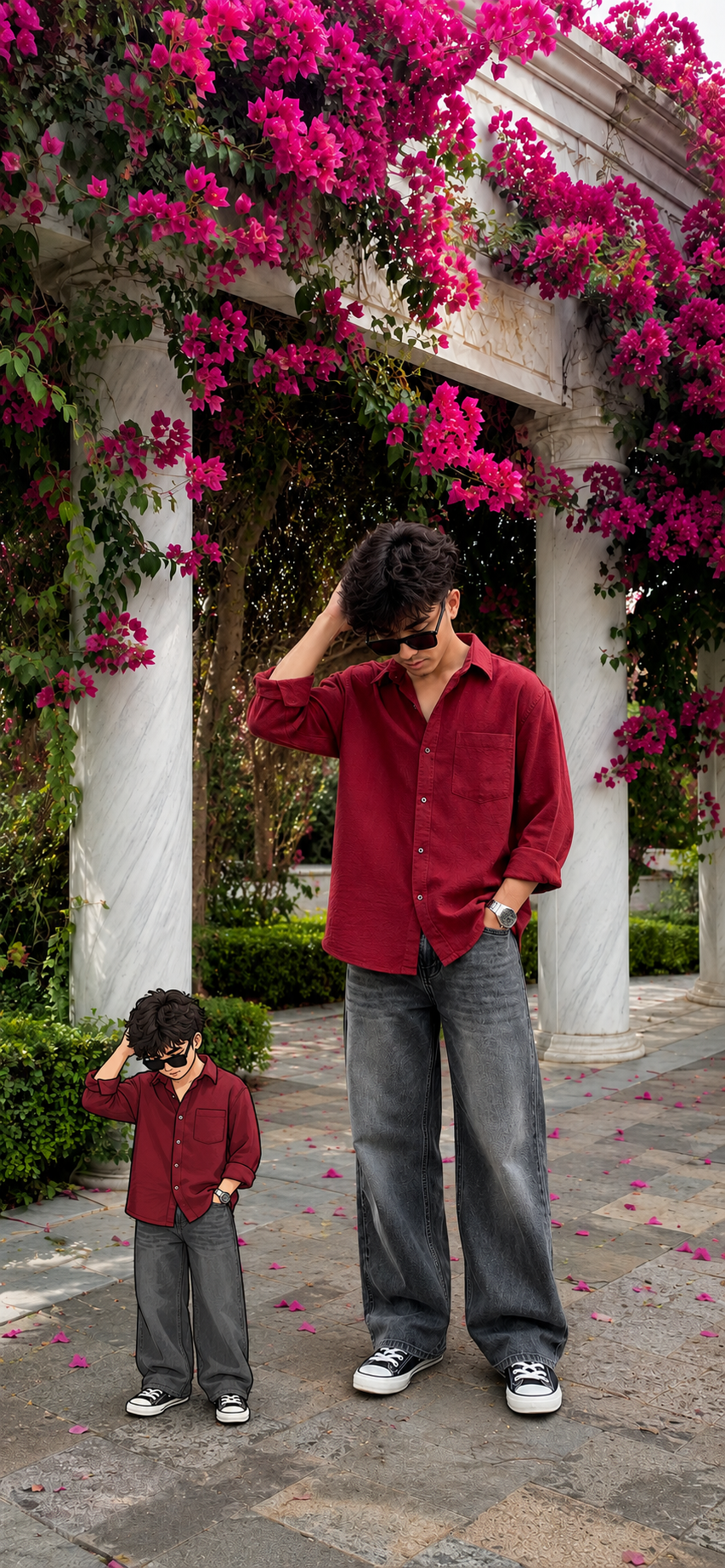 Garden Stroll With Animated Companion Prompt
