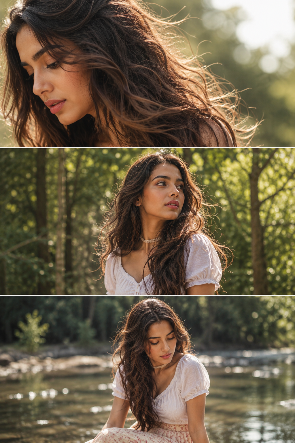 Golden Hour Reflections By The Water Prompt