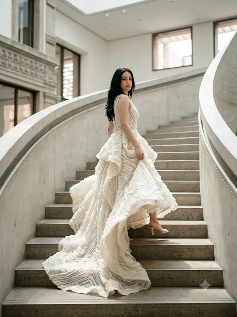 Grand Gallery Couture Editorial Portrait Prompt