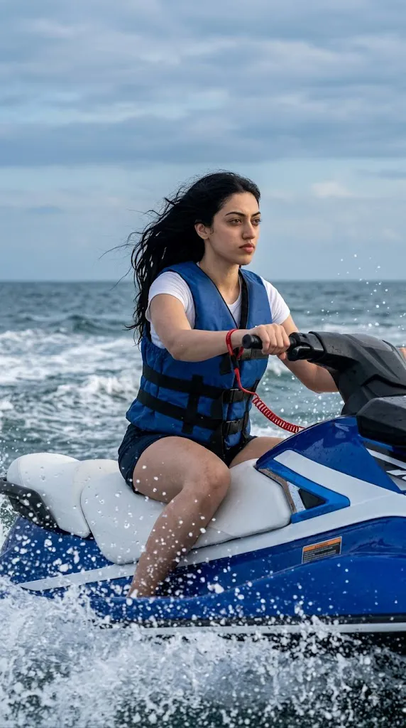 Jet Ski Cinematic Action Prompt