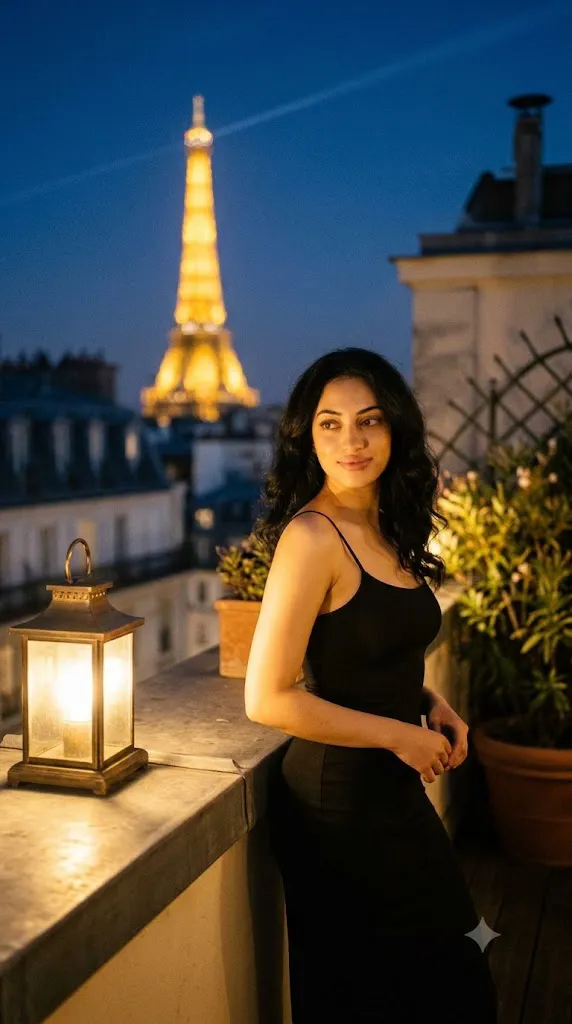 Midnight Paris Glow Prompt