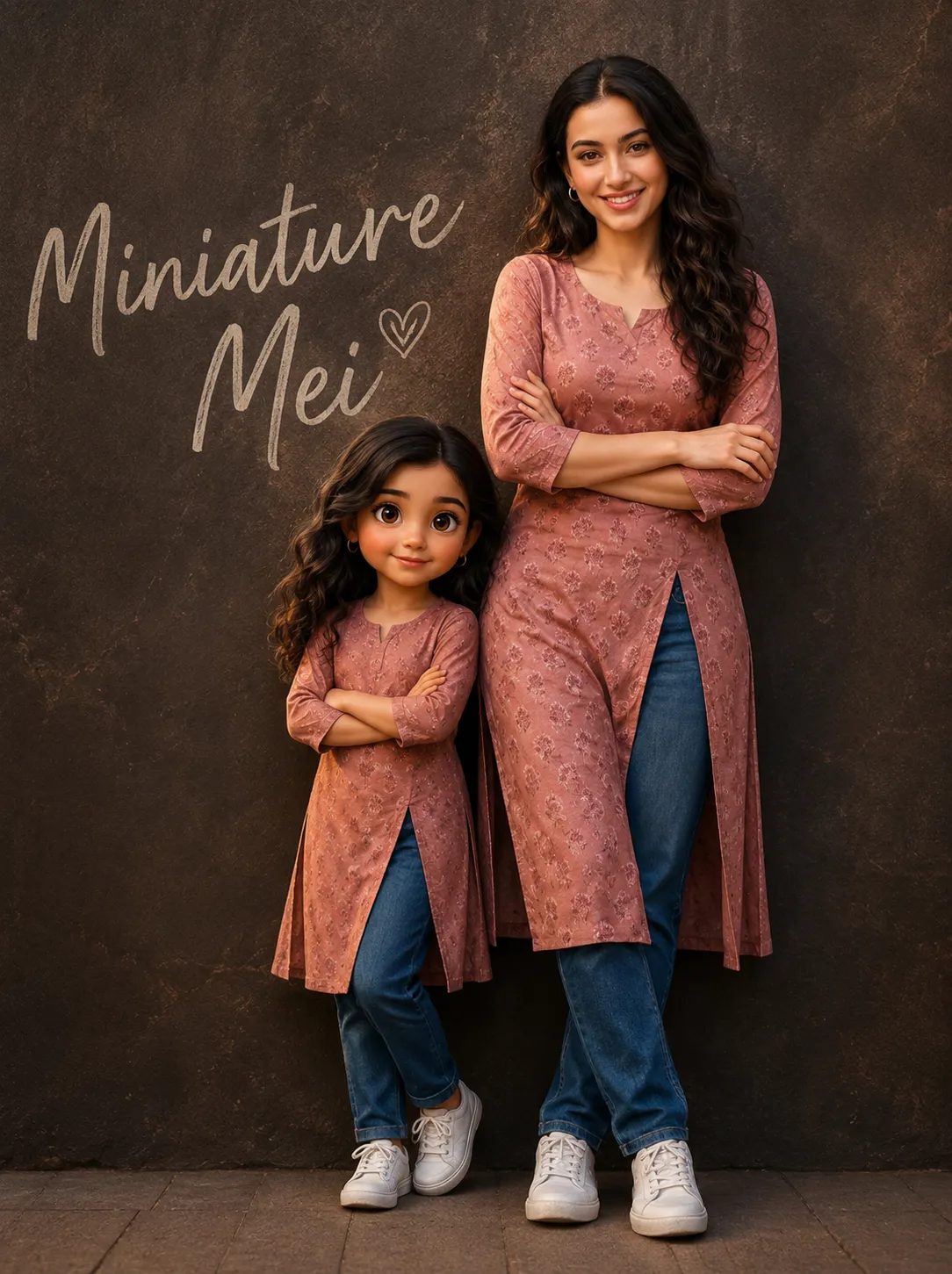 Miniature Mei: A Mother-Daughter Portrait