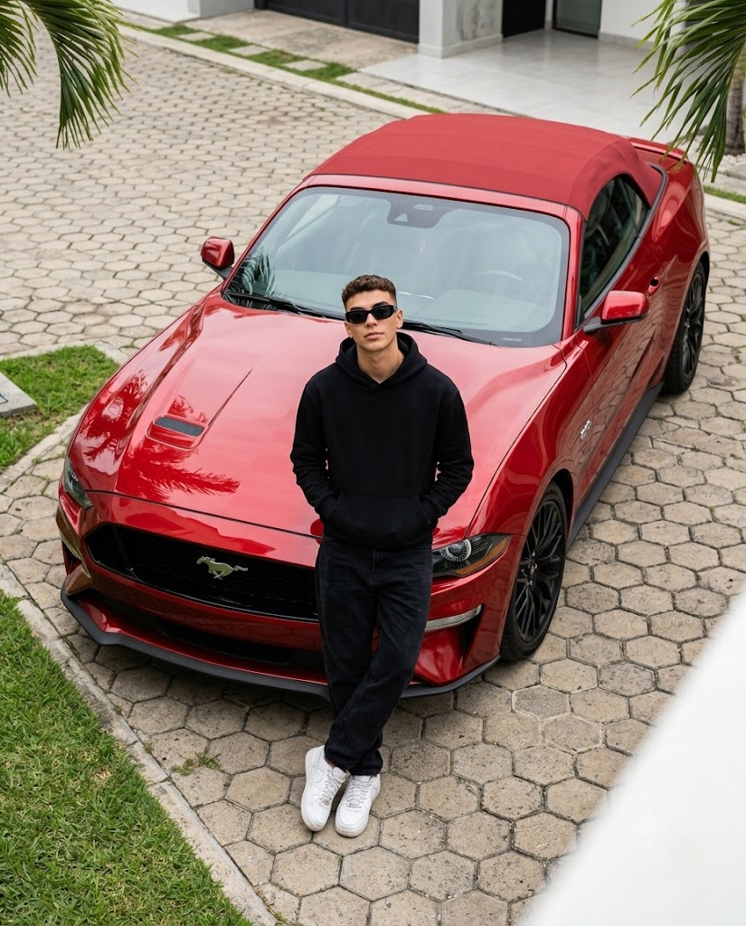 Mustang GT Urban Luxury Portrait Prompt