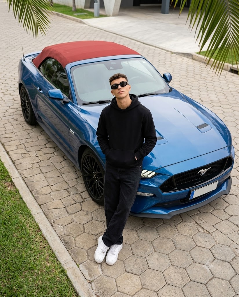 Mustang GT Urban Luxury Portrait Prompt