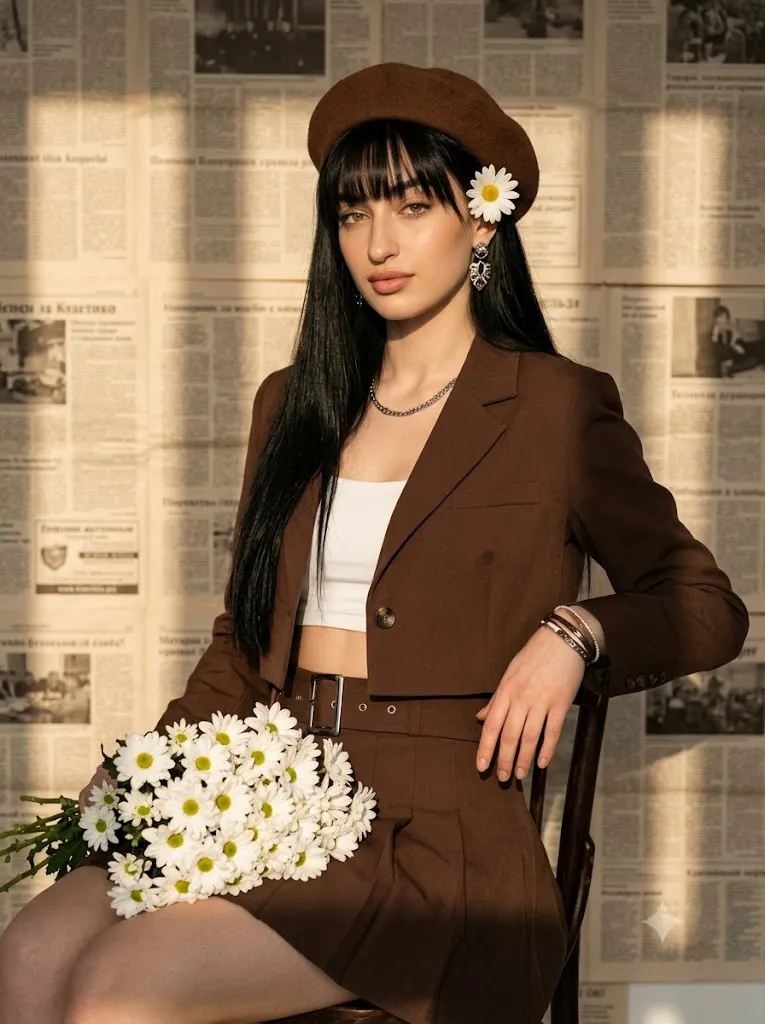 Parisian Daisy Fashion Prompt
