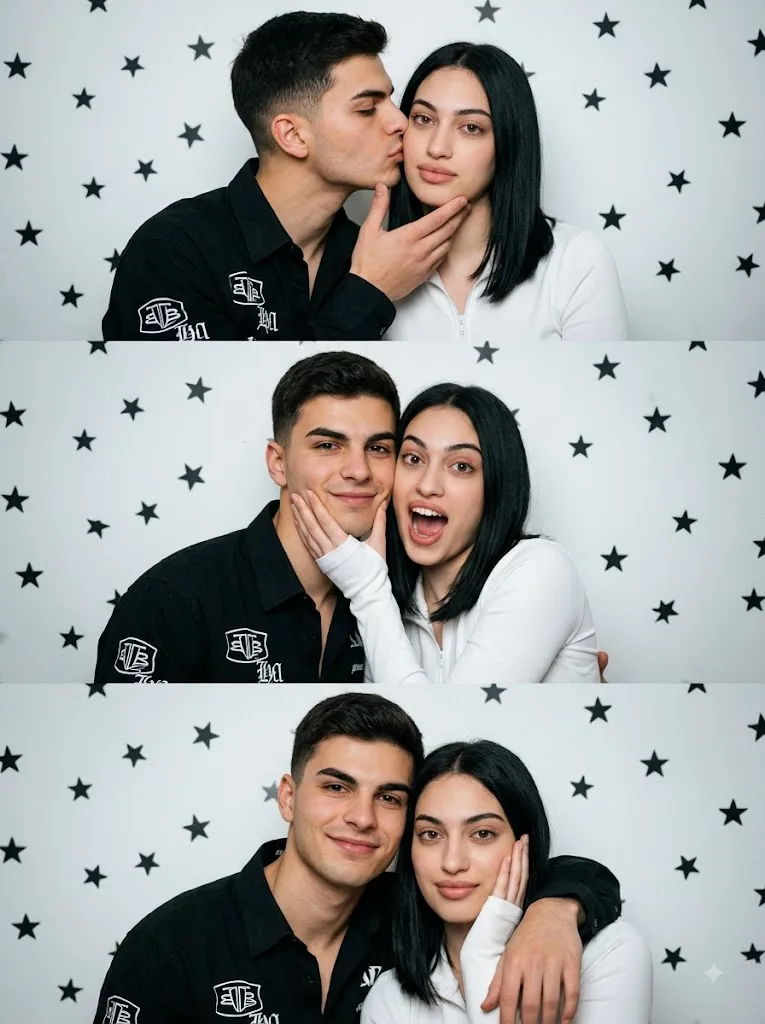 Romantic Star Wall Triptych Prompt