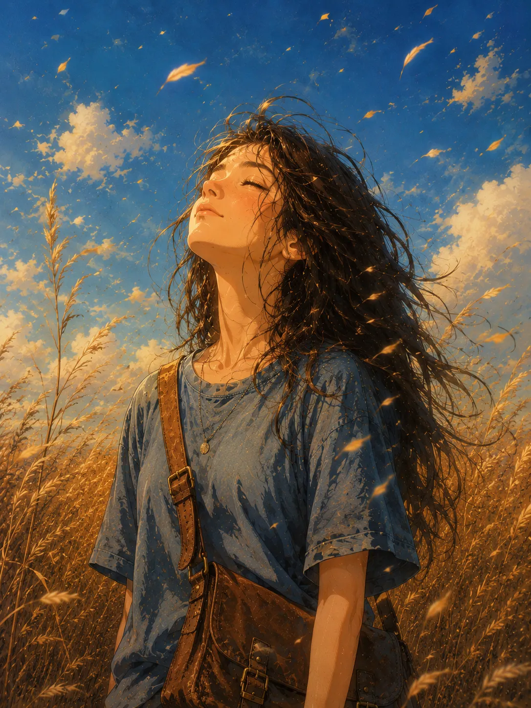 Sky Full of Quiet Dreams Girl Prompt