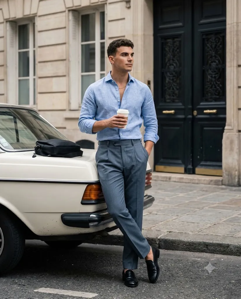 Ultra-Realistic Quiet Luxury Street Fashion Editorial Portrait Prompt