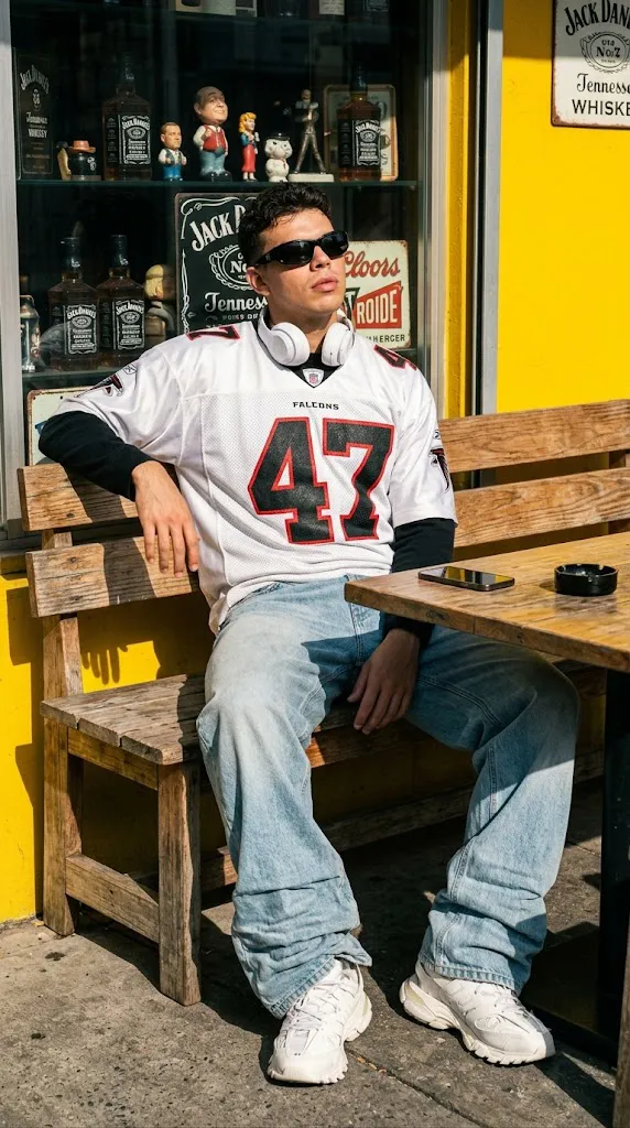 Ultra-Realistic Vintage Streetwear Editorial Portrait Prompt